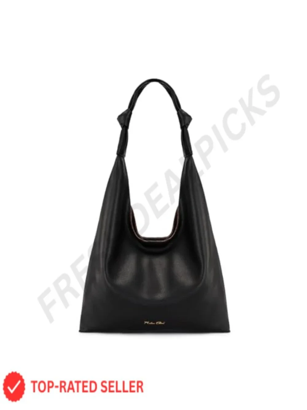 Elegant Vegan Leather Hobo Bag - Lightweight Large Shoulder Tote with